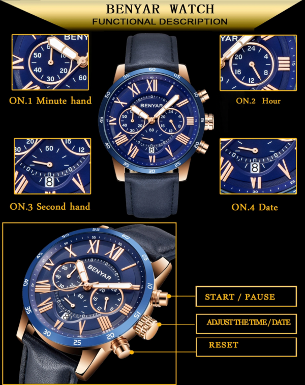 Benyar 5139 Business Mens Watch - Blue | Vivid Nuance South Africa